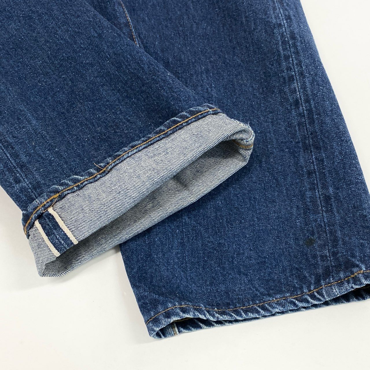 49f2 Levi's リーバイス BIG E ボタン裏 555 バレンシア工場製 92年 90s 501 ストレートデニムパンツ ボトムス ジーンズ USA製 セルビッチ W32 L36 インディゴ コットン