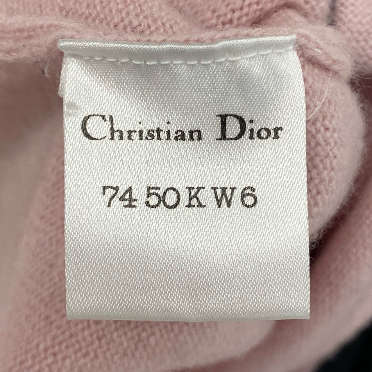 2L27 Vintage Christian Dior ヴィンテージ クリスチャンディオール Cashmere100% カシミヤニット Rhinestone Logo Knit Cardigan カーディガン レディース 女性用k02i