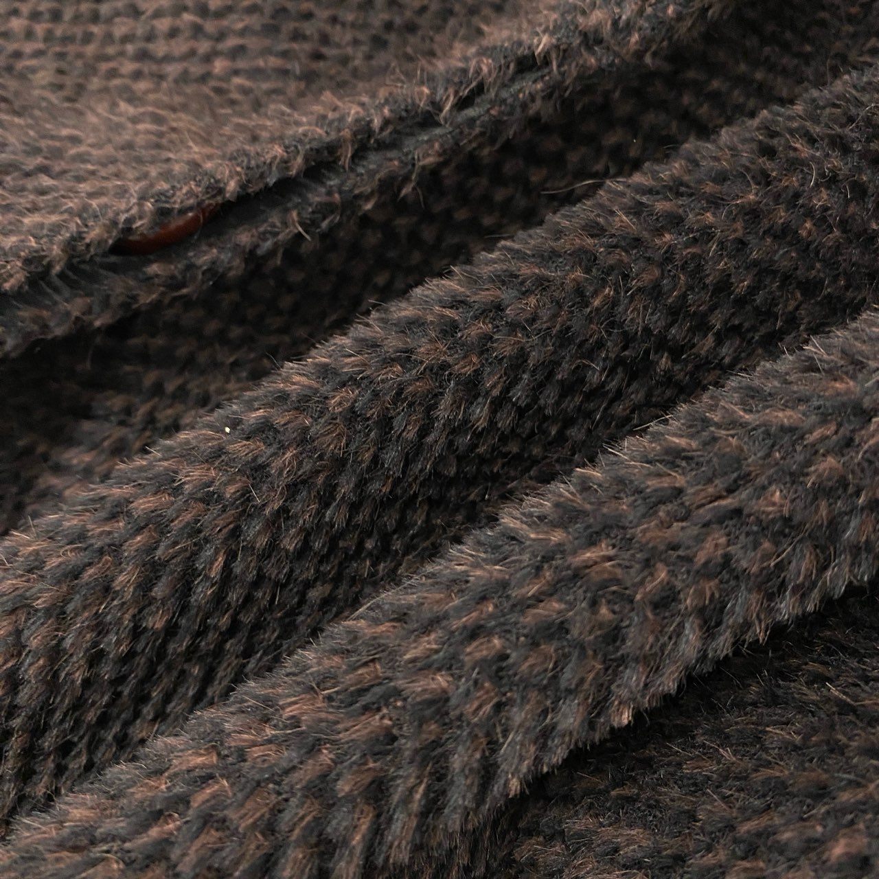 11k21 jun ashida ジュンアシダ イタリア製 フーデットコート ウールコート PIACENZA ベビーラマ レディース 女性用 アウター 42 ブラウン系u02t