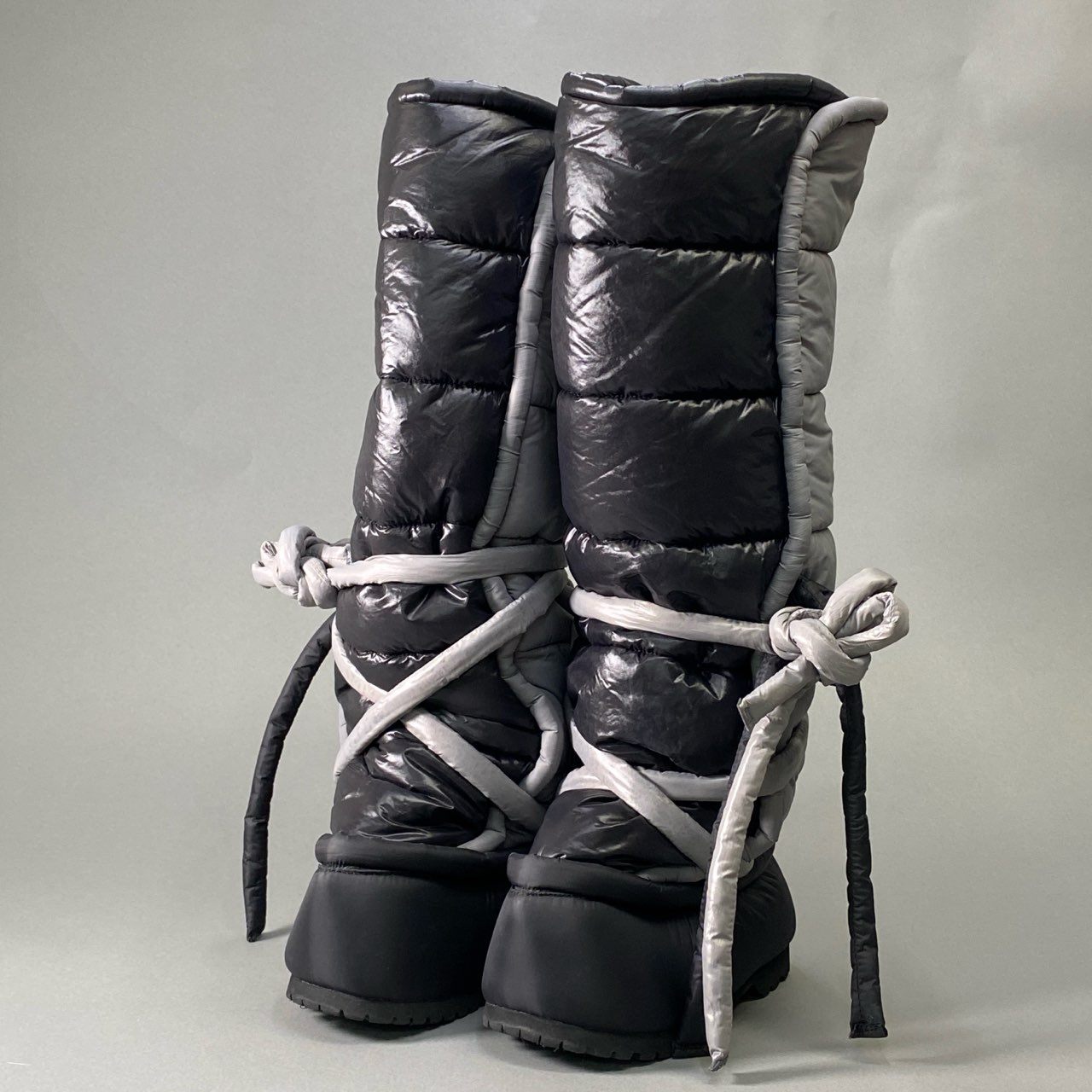 1i4 OTTOLINGER オットリンガー MOON BOOTS ムーンブーツ 37/38 グレー ブラック Hype Beast プラットフォーム 厚底 シューズt18r