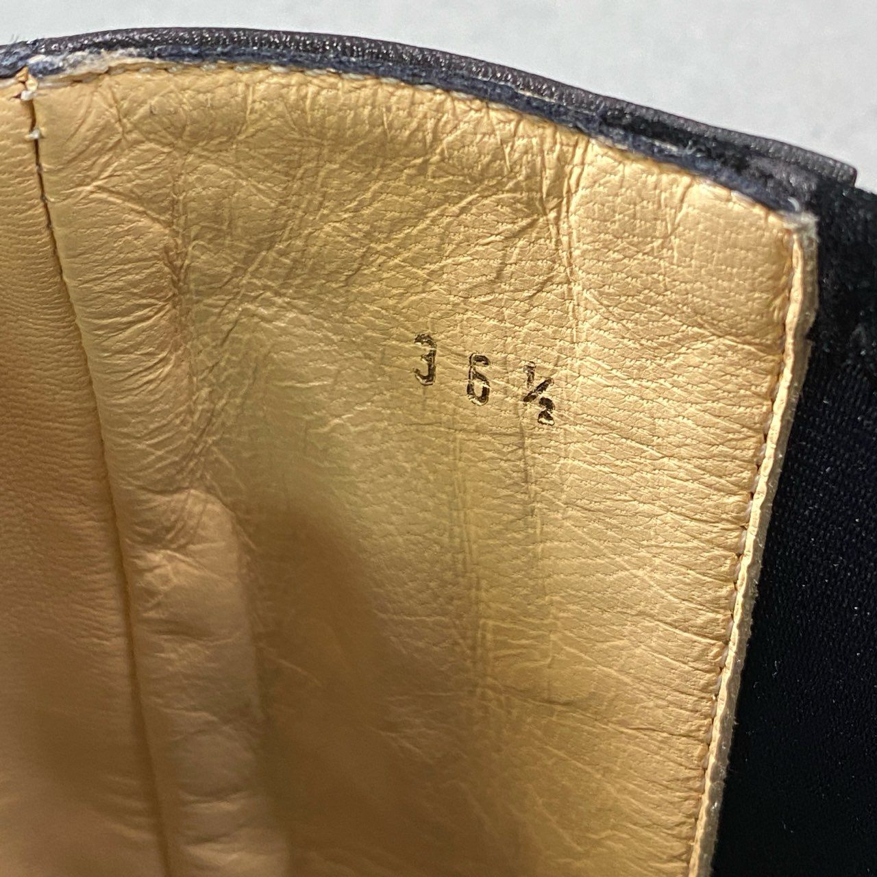 2d21 《極美品》 Christian Louboutin クリスチャン ルブタン YSA 100 ロングブーツ サイズ36 1/2 ブラック レザー シューズ Leather Long Bootst18r