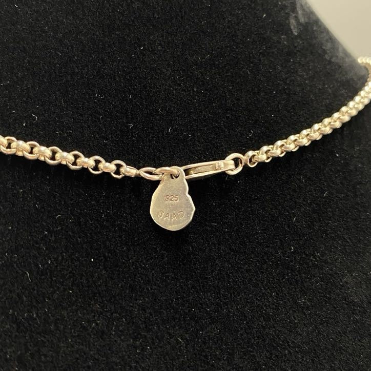 h17-⑨ SAAD サード 甲丸 シルバーチェーン ネックレス 45.5cm 925 SILVER CHAIN NECKLACE アクセサリー ジュエリー