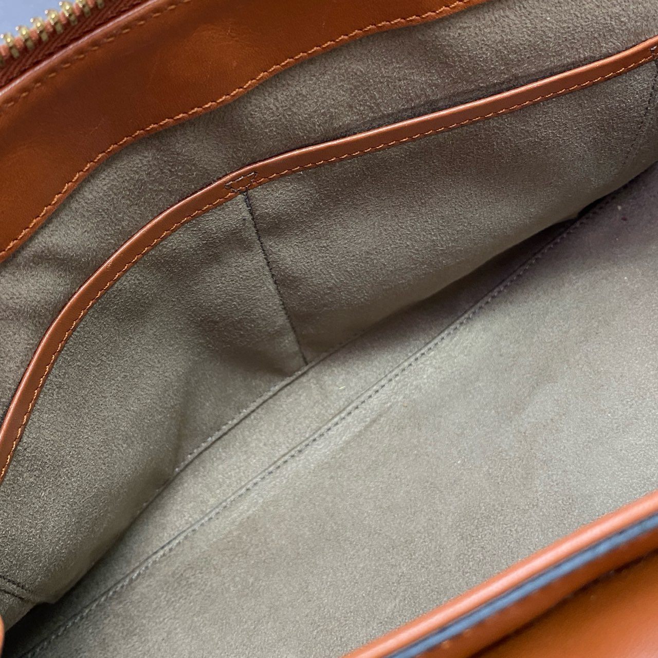 Ac6 SERAPIAN セラピアン 2WAY ハンドバッグ ショルダーバッグ ブラウン Leather カバン イタリア製