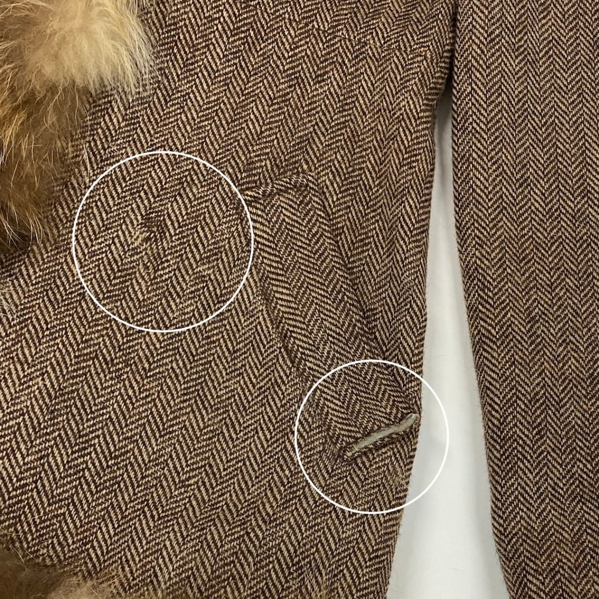 23e14 MARNI マルニ フルジップツイードコート フーディーコート ヘリンボーン柄 イタリア製 42サイズ ブラウン ウール100% レディース 女性用k02i