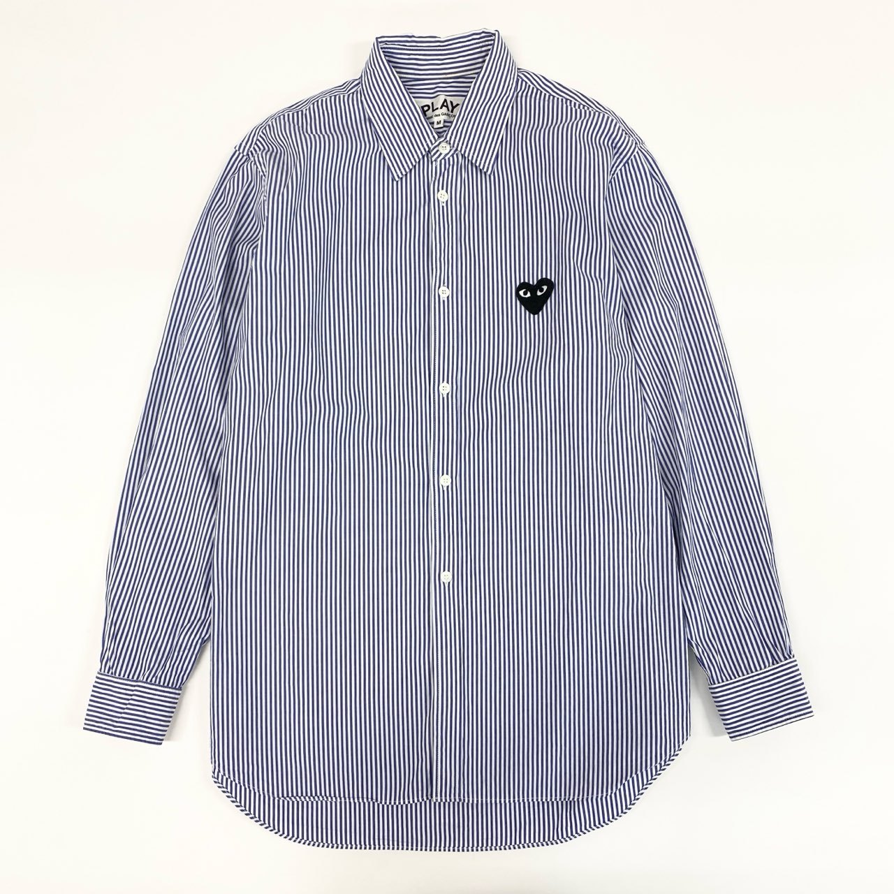 66g24 PLAY COMME des GARCONS ストライプシャツ M 66g24 PLAY COMME des GARCONS プレイ コムデギャルソン 長袖