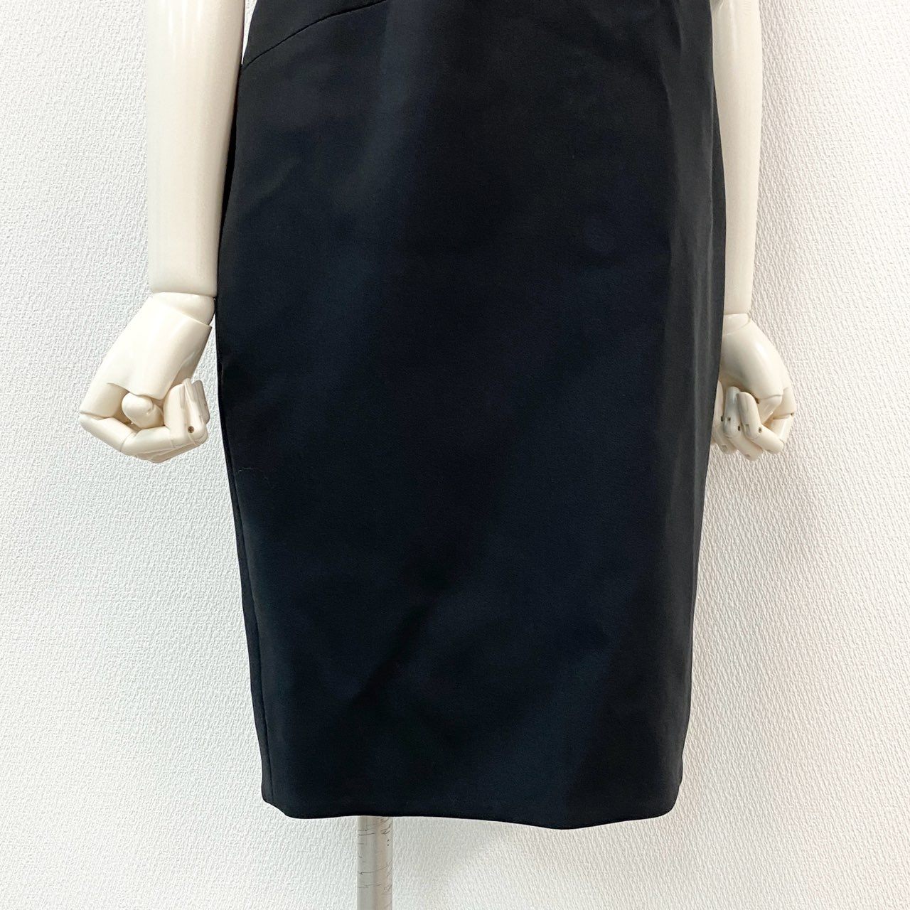 28d11 《新品タグ付き》 YOKO CHAN ヨーコチャン パールワンピース フォーマルドレス ノースリーブワンピース サイズ36 ブラック レディース