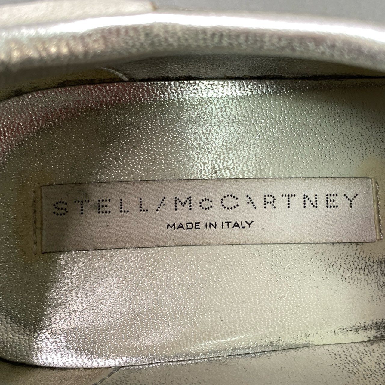 3l19 STELLA McCARTNEY ステラマッカートニー SNEAK ELYSE スニークエリス 厚底 スニーカー 38 シルバー イタリア製 シューズ