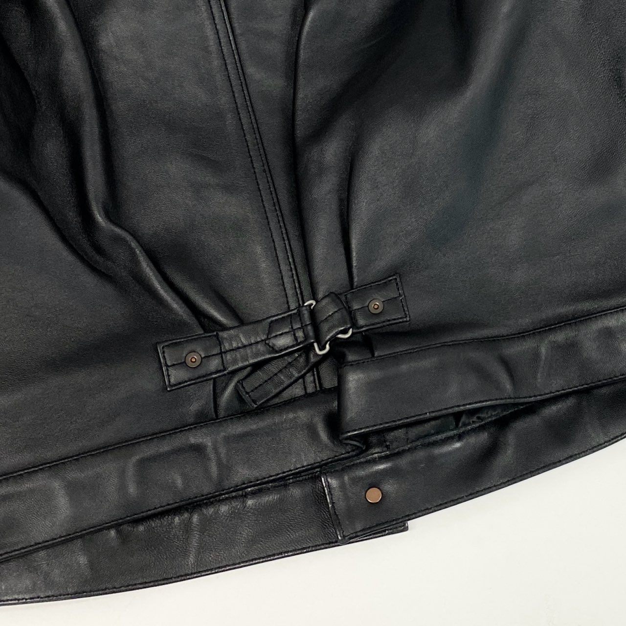 1g2 《美品》 Schott ショット SHEEP LEATHER 1st TRACKER JACKET 782-3950128 XL ブラック シープレザー トラッカージャケット ラムスキン