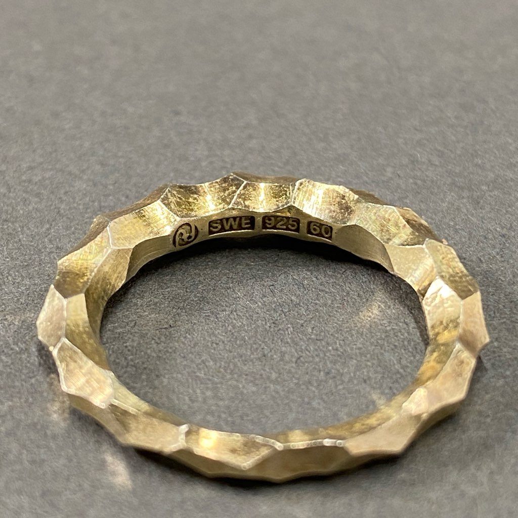 h31-2 All Blues オールブルース Fat Sneake Ring ファットスネークリング 17号 ゴールド 925 アクセサリー