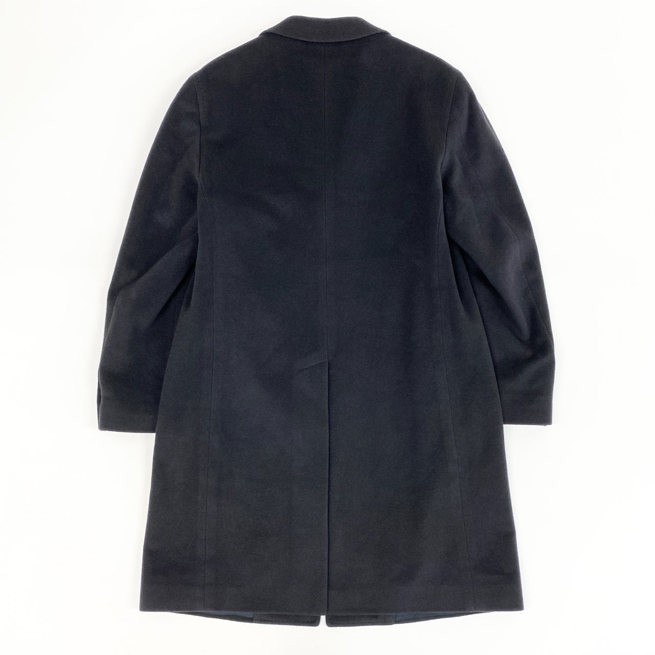 57h4《美品》参考価格¥236.500 TAGLIATORE タリアトーレ C-LORD カシミヤ100% チェスターコート 48 ブラック フォーマル 最高級