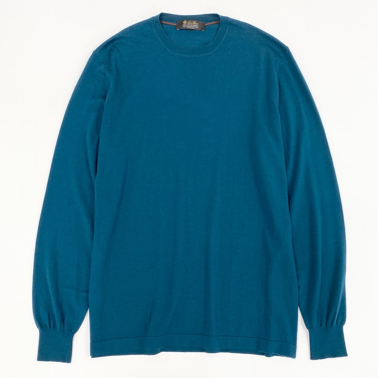 72a15 Loro Piana ロロピアーナ THE GIFT OF KINGS ザ ギフトオブキングス クルーネックセーター FAF1186 L ジンジャーパウダー 世界最高品質 イタリア製