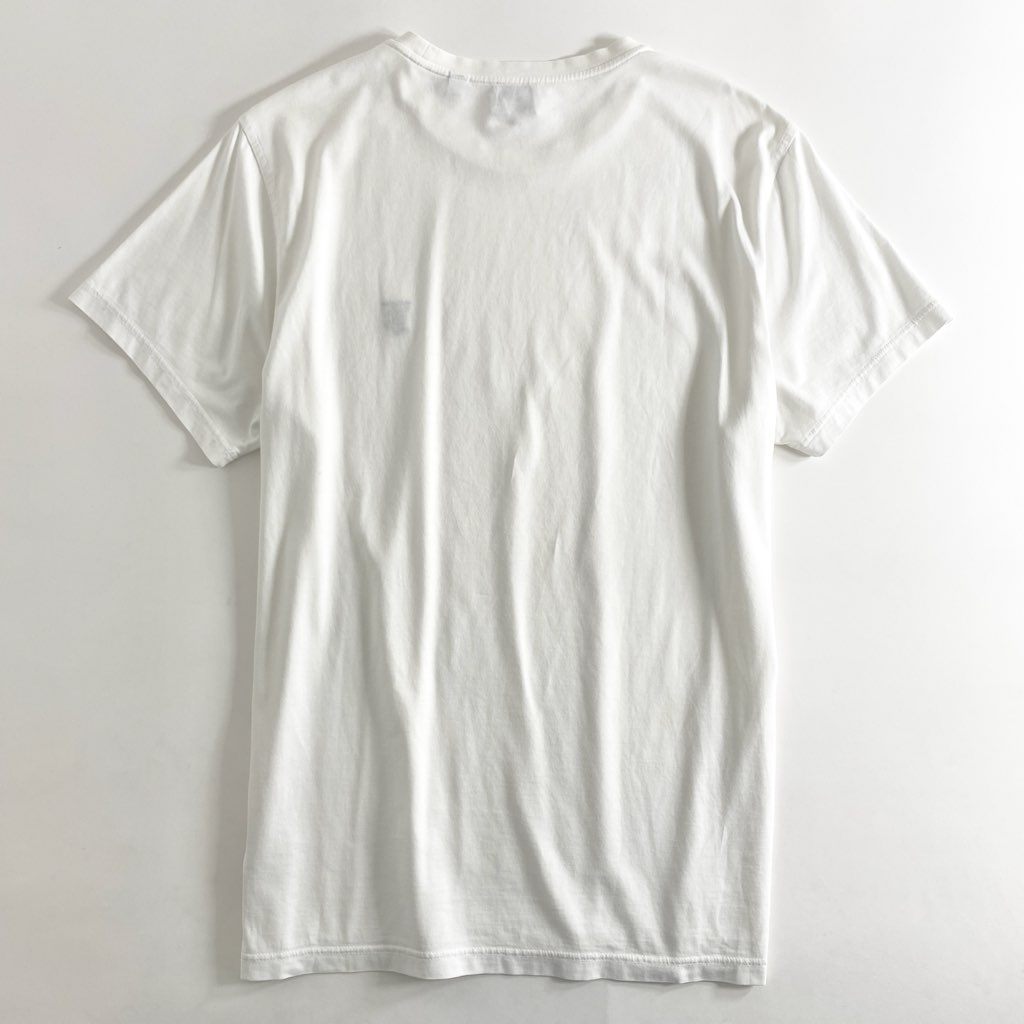 14e22 BURBERRY バーバリー クルーネック Tシャツ MONOGRAM MOTIF COTTON TBロゴ カットソー 半袖 8014021 L ホワイト コットン