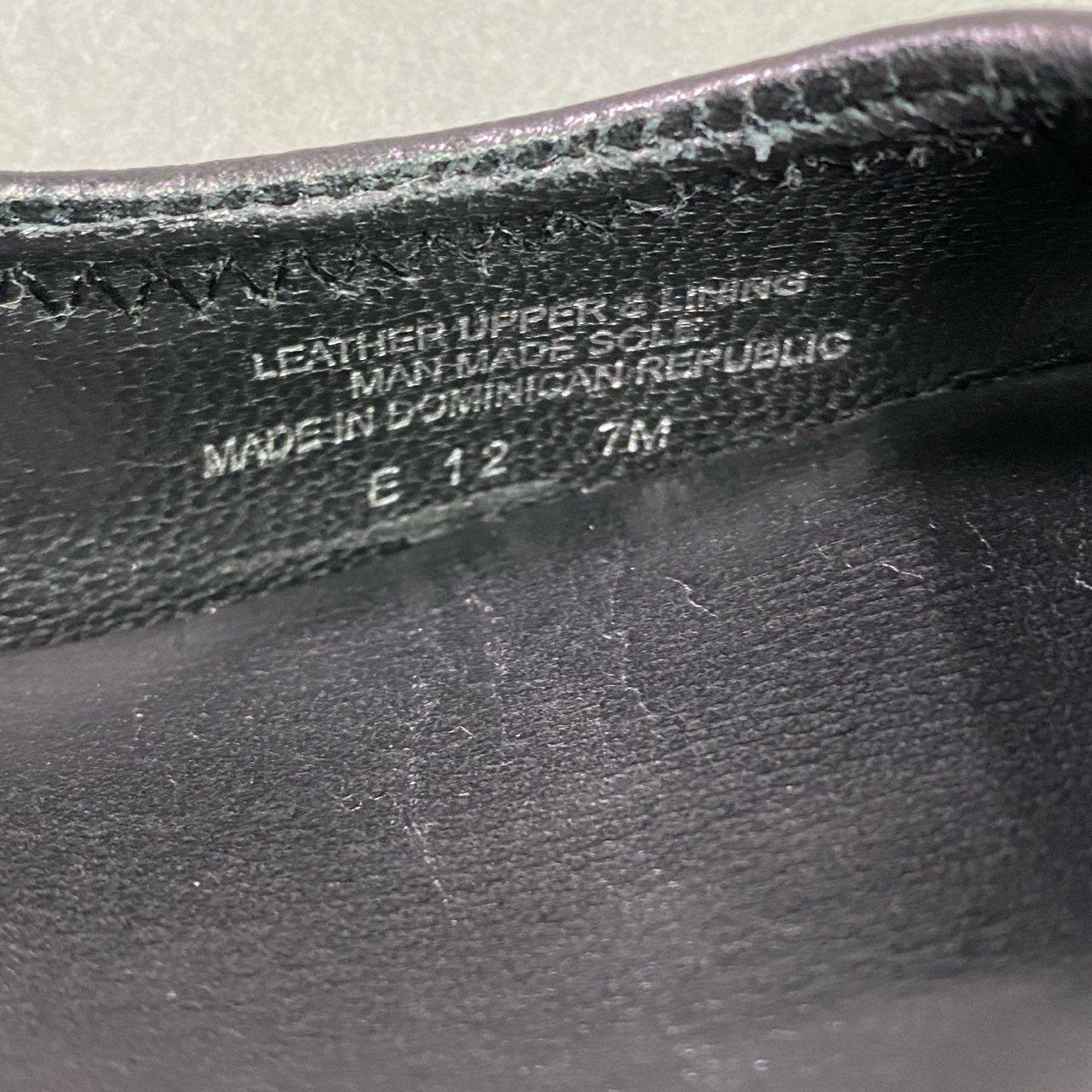 5c18 TORY BURCH トリーバーチ ウェッジソール ロゴ金具 パンプス シューズ 7M ブラック レザー