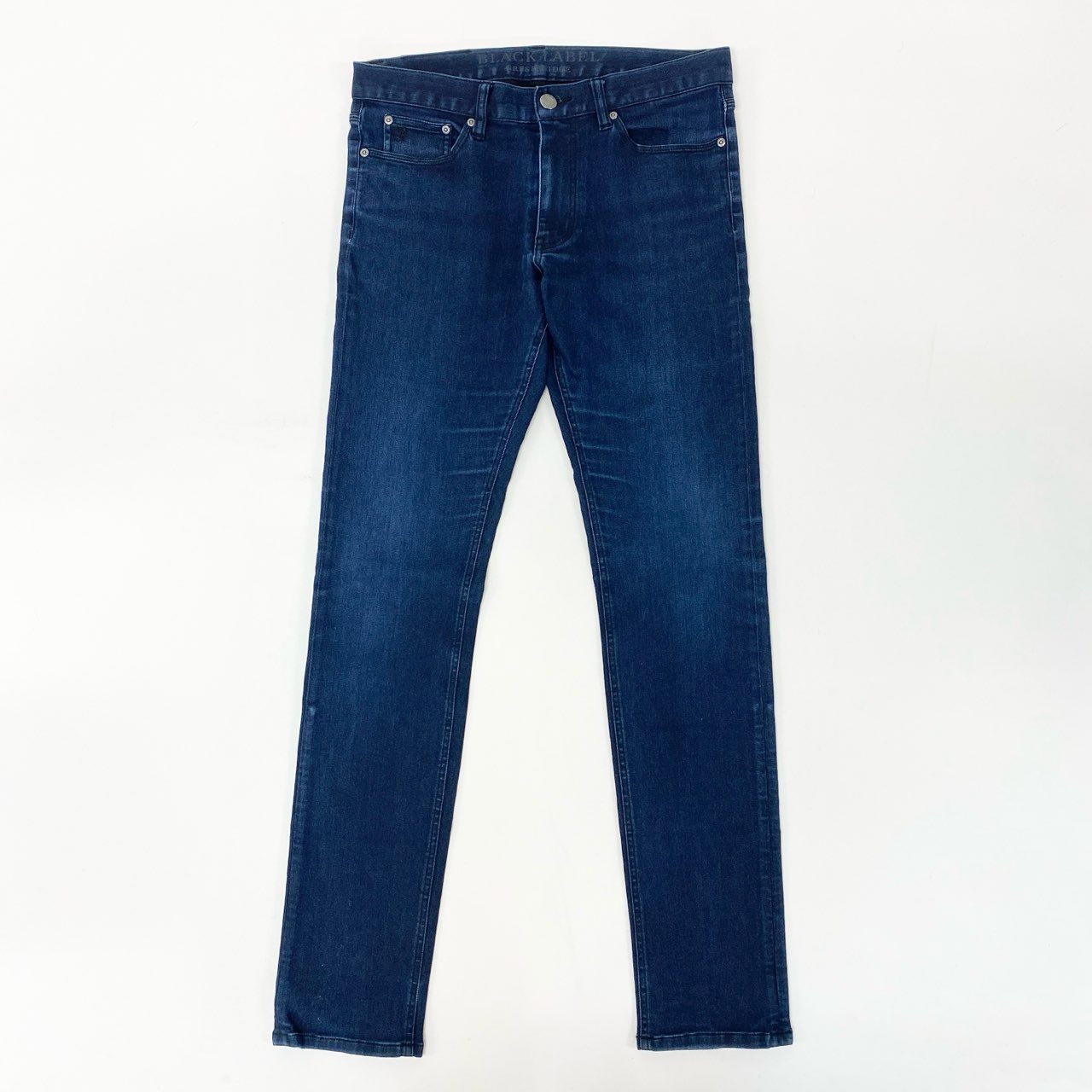 65j9 《美品》BLACK LABEL CRESTBRIDGE ブラックレーベルクレストブリッジ ストレッチデニムパンツ ボトム フィット 51R40-301-28 79サイズ インディゴ メンズo07t