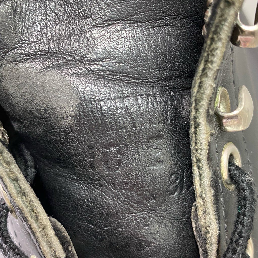 6f7 【USA製】 RED WING レッドウィング 8133 羽根タグ ワークブーツ レースアップブーツ サイズ10E ブラック レザー メンズ 男性用 アメカジ