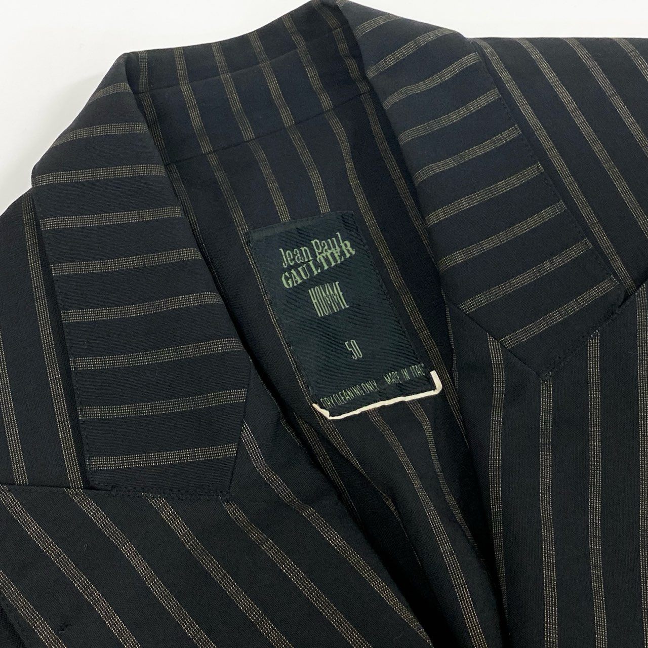 73f27【Archive vintage】Jean Paul GAULTIER HOMME ジャンポールゴルチエ オム タクティカルギミック ダブルジャケット サイズ50 メンズ Gimmick double jacket 90'S mens Japan vintage