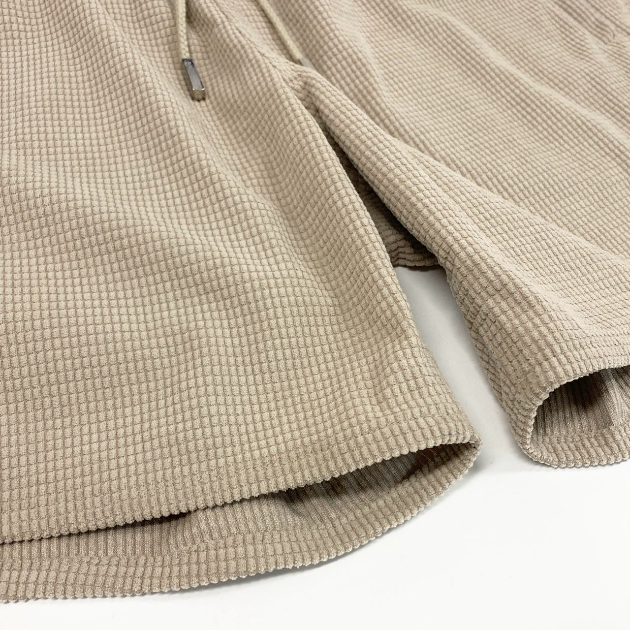 42k27 MLVINCE メルヴィンス summer corduroy shorts ショートパンツ ハーフパンツ サマーコーデュロイ L ベージュ ポリエステル100