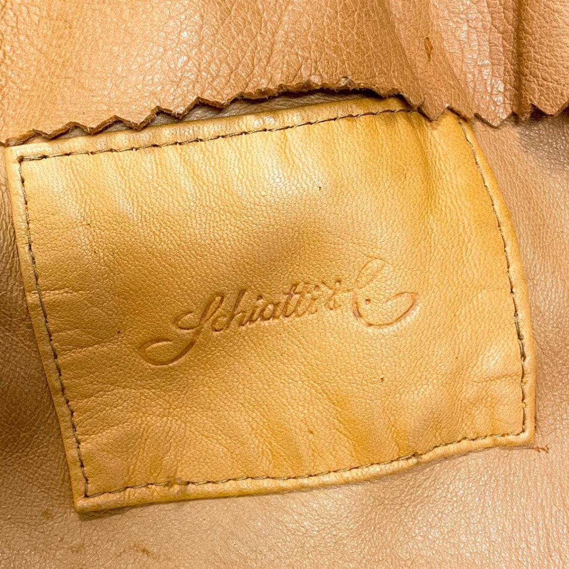 77e18 Schiatti&C. スキャッティ スエードレザージャケット ブルゾン アウター イタリア製 オレンジ レザー メンズ 男性用u02t