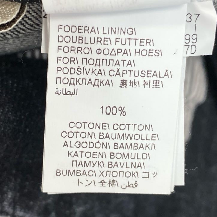 79g24 BRUNELLO CUCINELLI ブルネロクチネリ ビーズデザイン デニムパンツ ボトムス ジーンズ イタリア製 42 インディゴブルー コットン レディース_