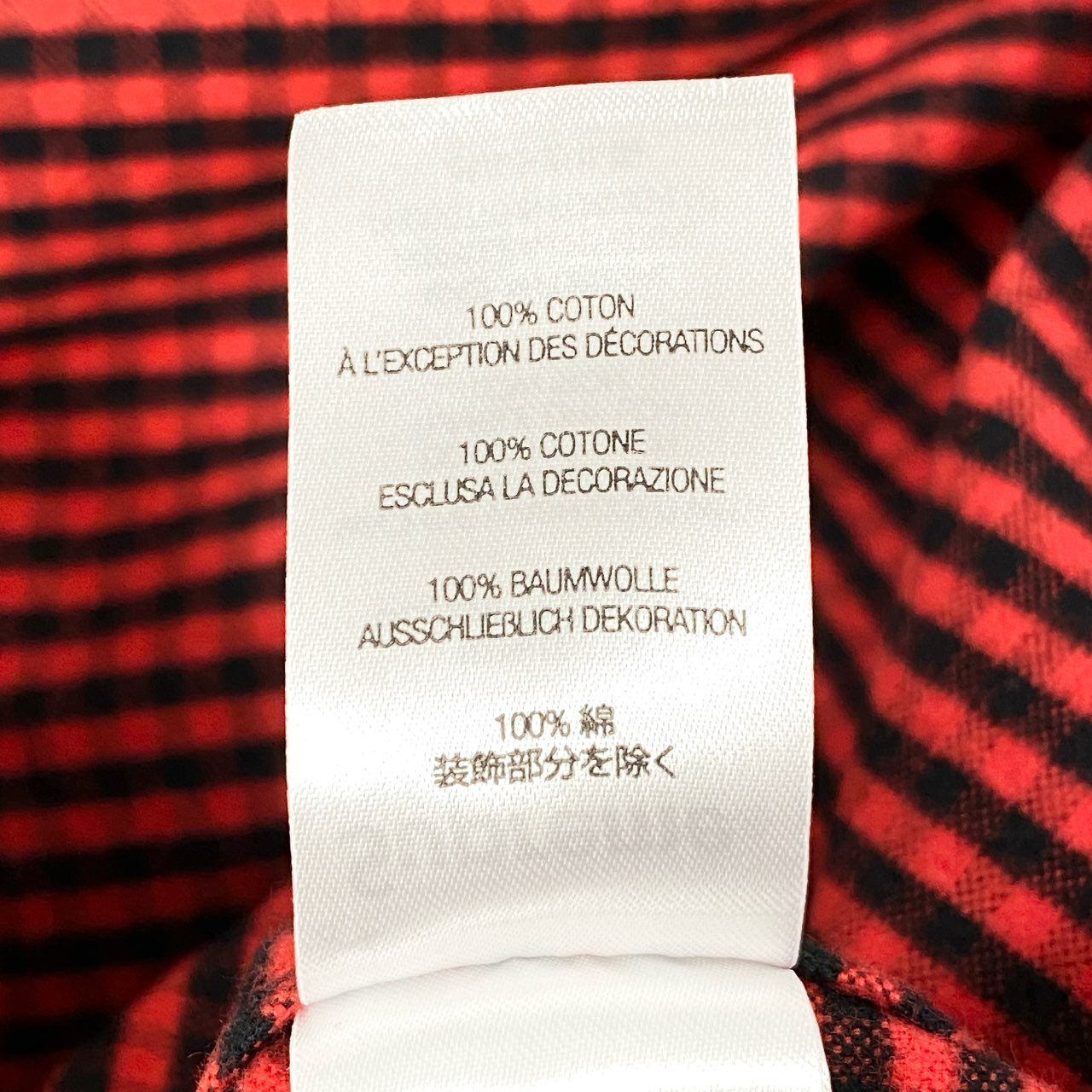 81h7《美品》 SUPREME シュプリーム 24SS Loose Fit Flannel Oxford shirt ルーズフィット フランネルシャツ 長袖 Mサイズ レッド コットン メンズo07t