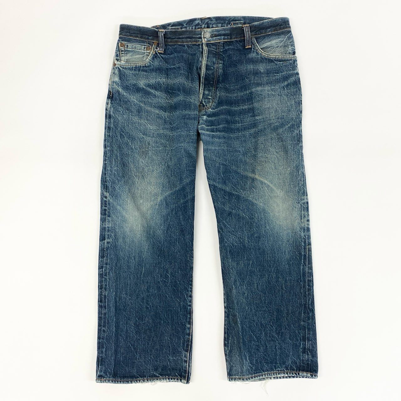 11f12 EVIS エヴィス 初期タグ ヴィンテージ デニムパンツ 約90cm インディゴ DENIM PANTS ジーンズ Vintage