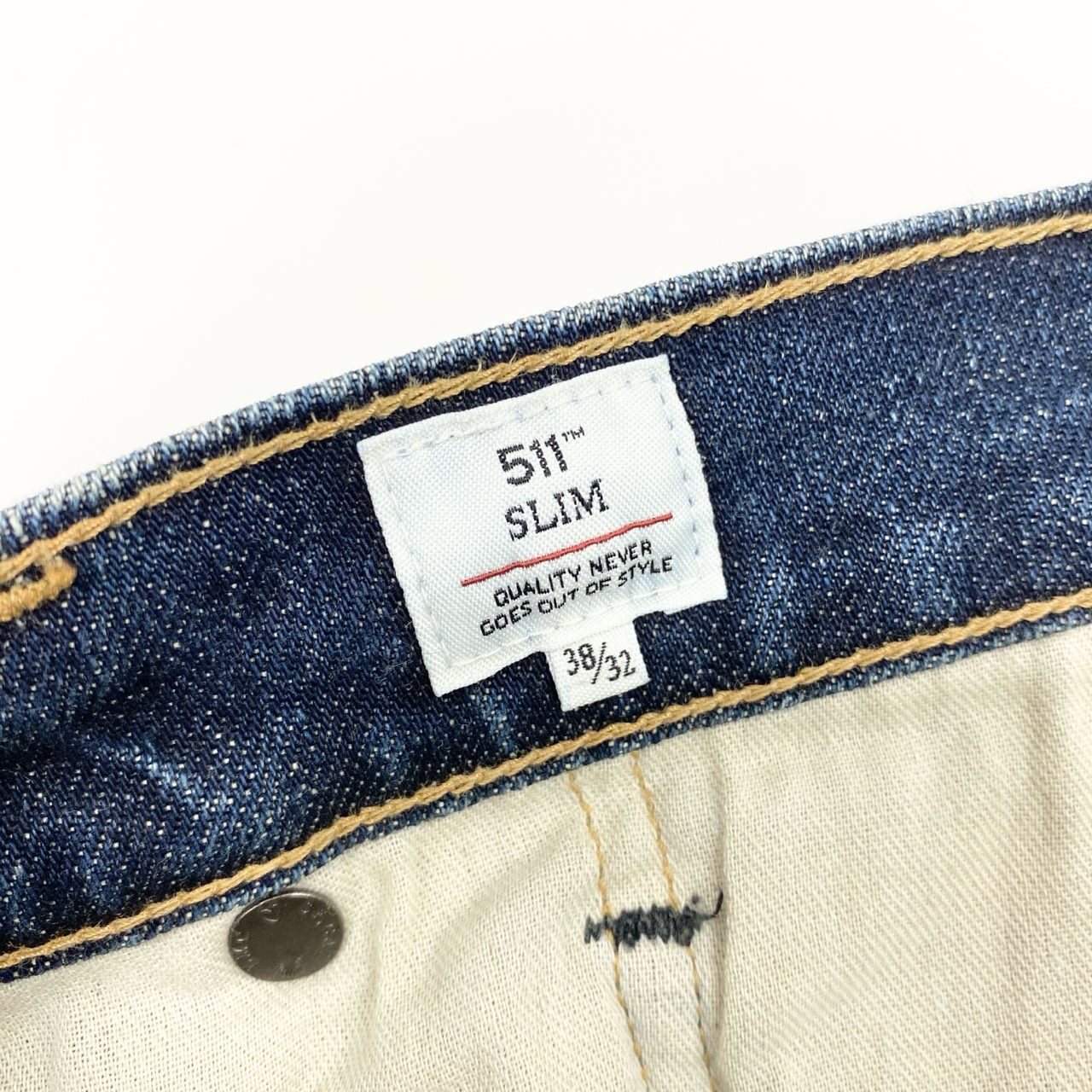 26i30-1《美品》LEVI'S MADE&CRAFTED リーバイス メイド&クラフテッド デニムパンツ ジーンズ 511 赤耳 日本製 56497-0041 W38 L32 インディゴ メンズo07t