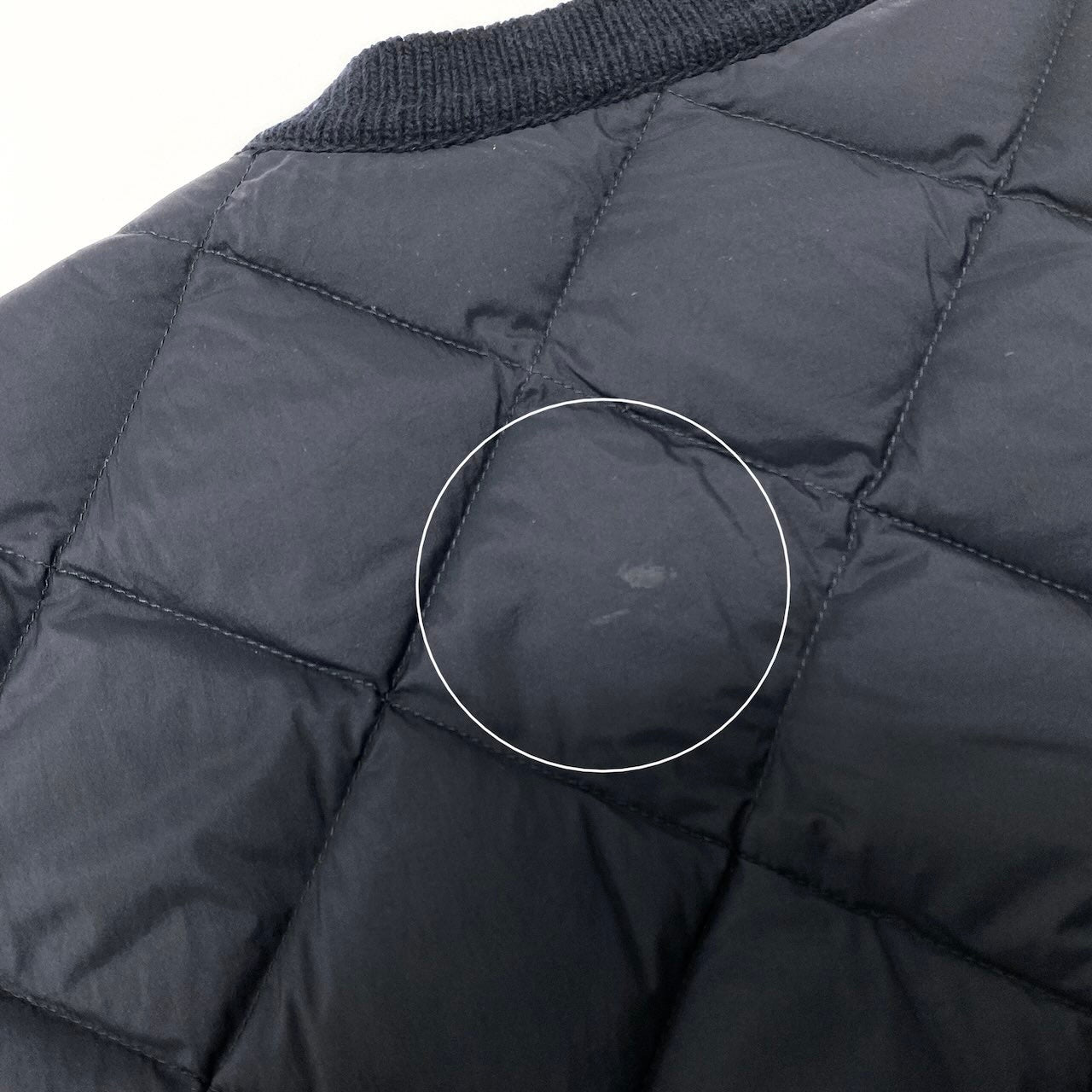 34d13 MONCLER モンクレール CARDIGAN TRICOT ダウンカーディガン ロングスリーブ フラップボタン Lサイズ ネイビー ナイロン100% メンズ 男性用sn1