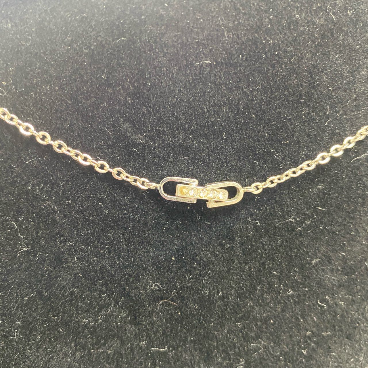 d15 《美品》 FOXEY フォクシー チェーンネックレス 小物 ロングチェーン シルバー レディース