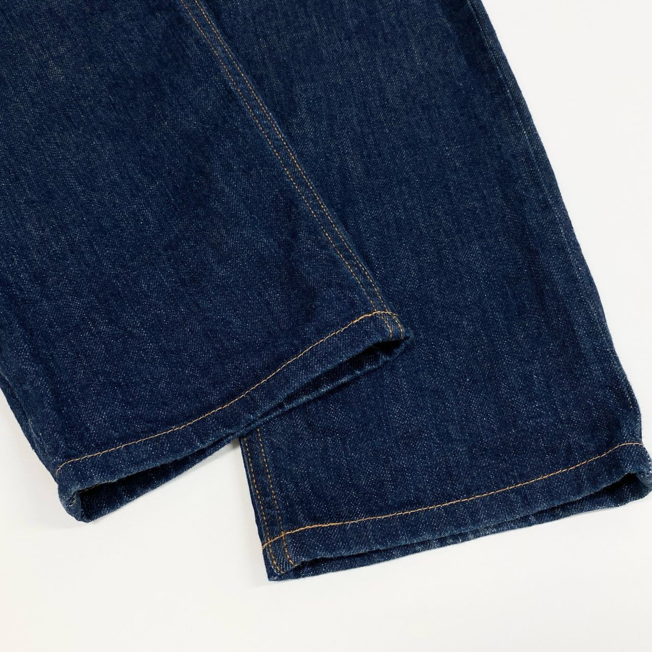 46j3 《美品》 LOUIS VUITTON ルイヴィトン デニムパンツ LV刺繍 ロゴボタン H7D50WDBB SL FR36 インディゴブルー コットン メンズo07t