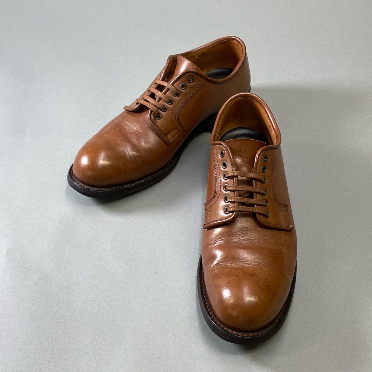 6j17 Rolling dub trio ローリングダブトリオ MARCY マーシー レザードレスシューズ 26cm ブラウン Leather 革靴 ビジネス 紳士靴 箱有t18r