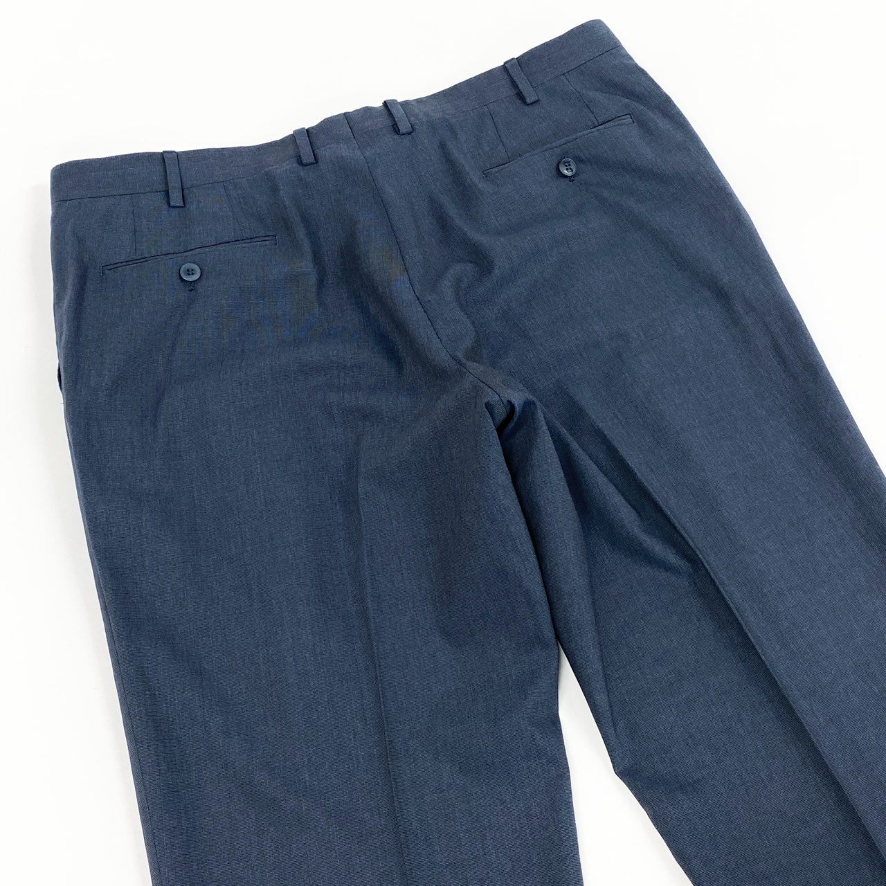 28f14 Brioni ブリオーニ テーパードパンツ ボトム フォーマル シルク混紡 イタリア製 メンズ 男性用 54R ネイビー