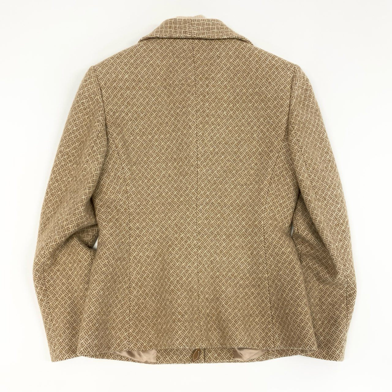 17e7 Brooks Brothers ブルックスブラザーズ カシミヤ混 レイヤードジャケット テーラードジャケット ブレザー サイズ0 アイボリー レディース
