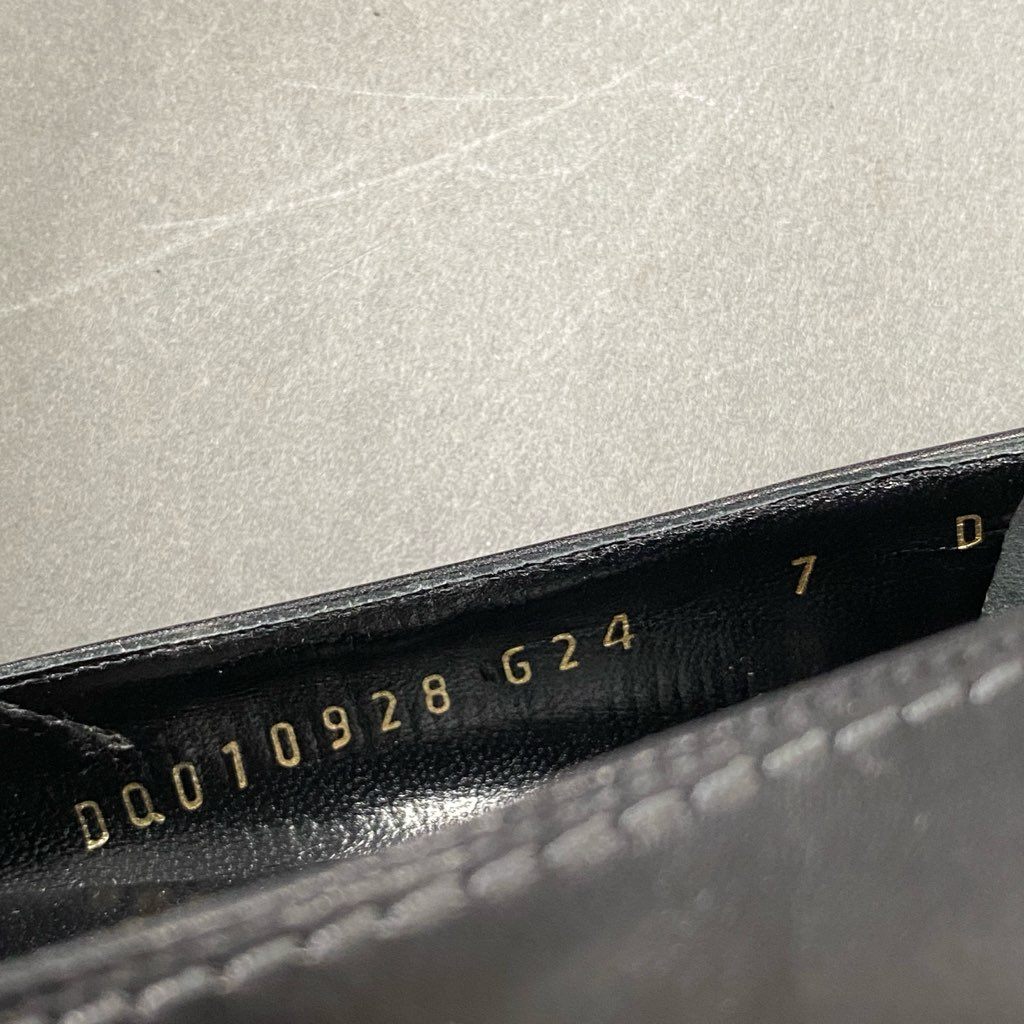 4d21 Salvatore Ferragamo サルヴァトーレフェラガモ ガンチーニ レザーパンプス 7D ブラック レディース 婦人靴 ローヒール