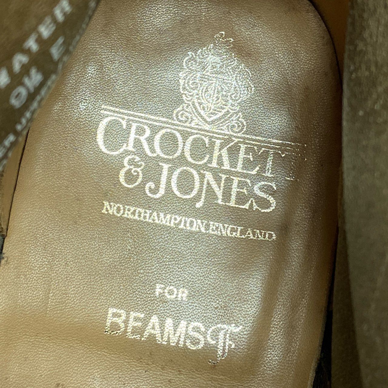 2b28 CROCKET & JONES クロケットアンドジョーンズ チャッカブーツ レザーブーツ スエードレザー BAYSWATER 英国製 メンズ 紳士靴 5983 9 1/2 ベージュ 本革