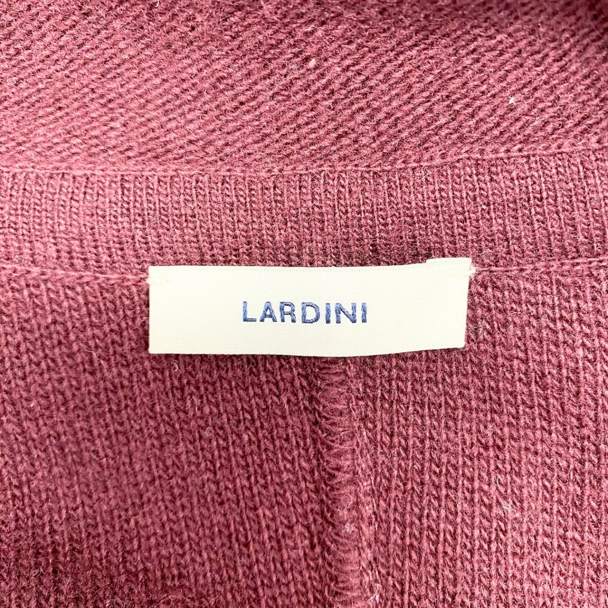 73c31 LARDINI ラルディーニ ニットカーディガン ニットジャケット 長袖 レディース 女性服 ワインレッドu02t