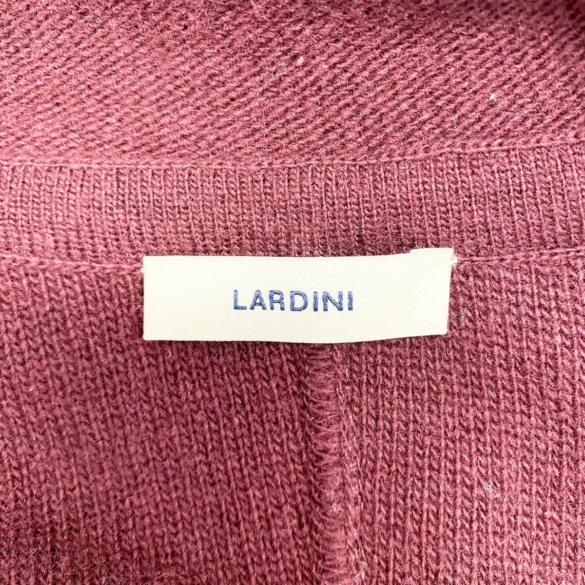 73c31 LARDINI ラルディーニ ニットカーディガン ニットジャケット 長袖 レディース 女性服 ワインレッドu02t