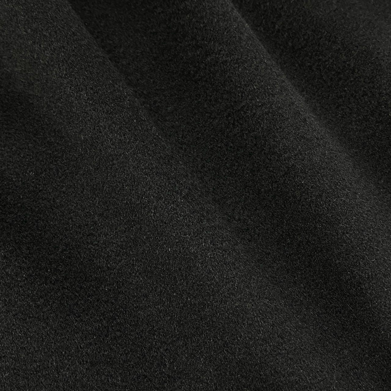 62g18 Hettabretz raglan coat balmacaan coat patterned lining MADE IN ITALY 50 Black Cashmere100 MEN