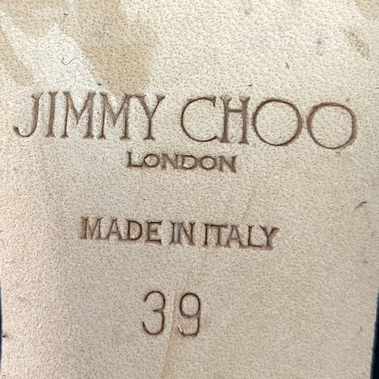 2d21 JIMMY CHOO ジミーチュウ Tegan ティーガン リボンパンプス 39 ブラック スエード シューズ イタリア製