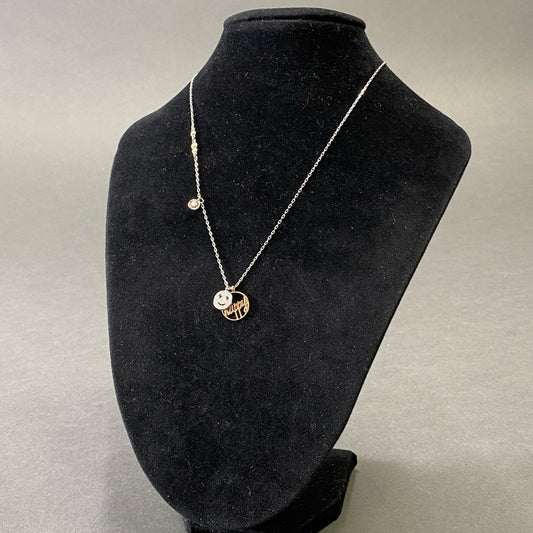 g29 SWAROVSKI スワロフスキー Happy Smile ハッピースマイルチャーム ネックレス シルバー ラインストーン アクセサリー ラグジュアリー