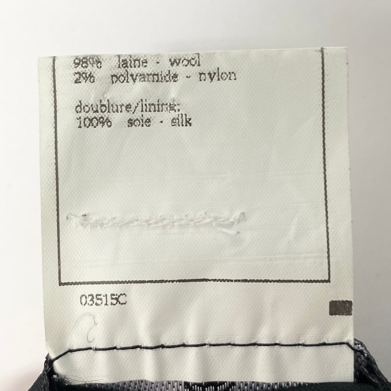 Cc30 CHANEL シャネル ツイードスカート 膝丈スカート ウールブレンド レディース 女性服 サイズ38 ブラックu02tu02t