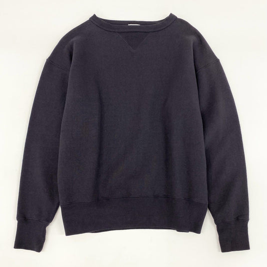 64g4 BUTCHER PRODUCTS ブッチャープロダクツ レガゼット アメカジ スウェット トップス トレーナー 裏起毛 メンズ 男性用 L 40-42 ダークネイビー
