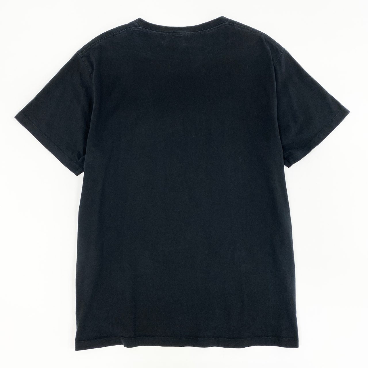 31f14 LOEWE ロエベ アナグラム刺繍 クルーネック Tシャツ 半袖カットソー トップス 大きいサイズ 1720930 H526341XAI XLサイズ ブラック コットン