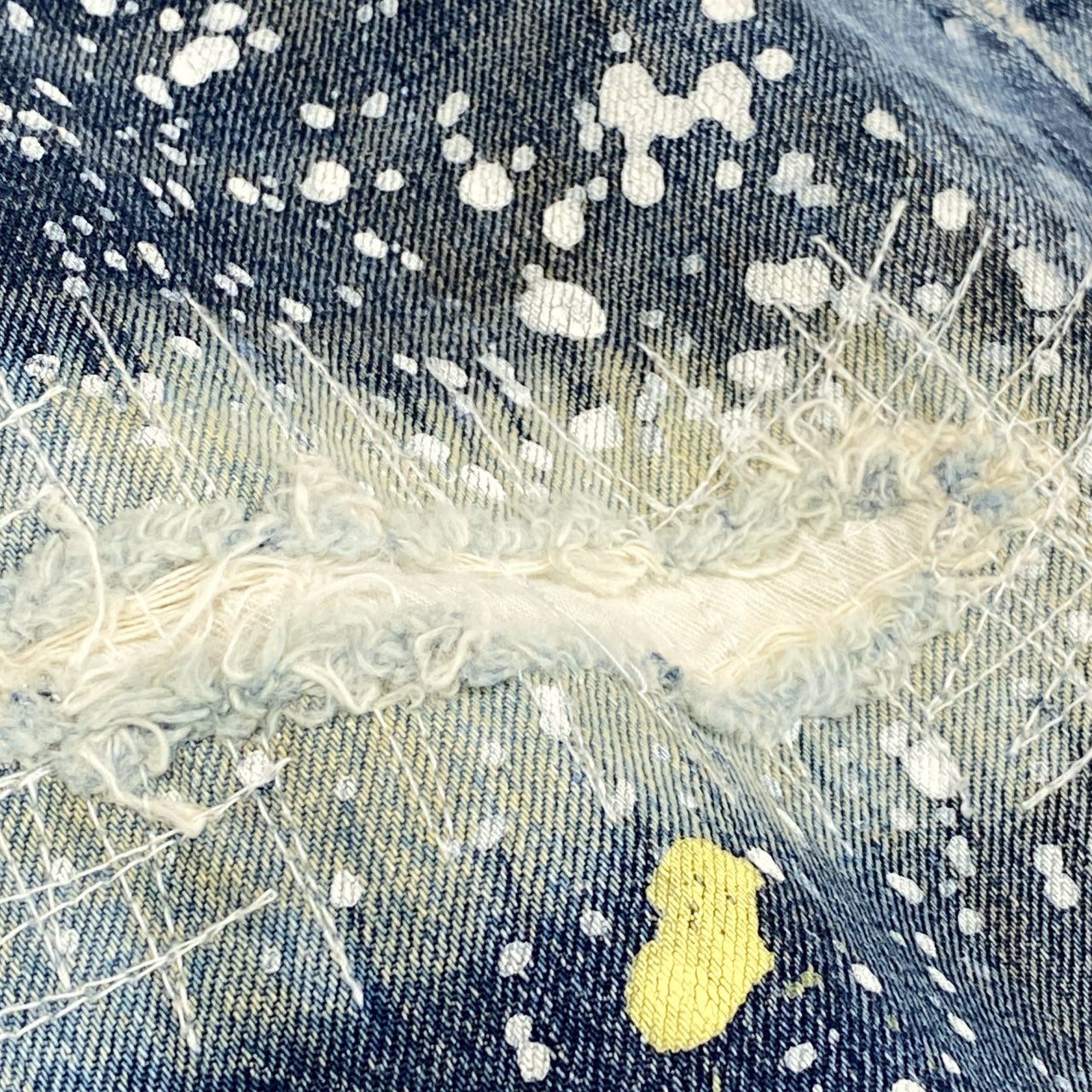 17h20 LEVI'S リーバイス USA製 501XX バレンシア工場 デニムパンツ W29 L36 インディゴ ジーンズ ダメージ加工 Vintage 1955年モデルt18r
