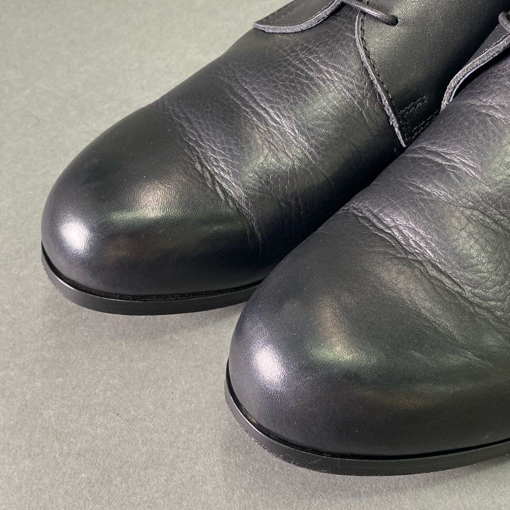 2e7 PADRONE パドローネ レザードレスシューズ 41 ブラック Leather ビジネス フォーマル レースアップ 日本製