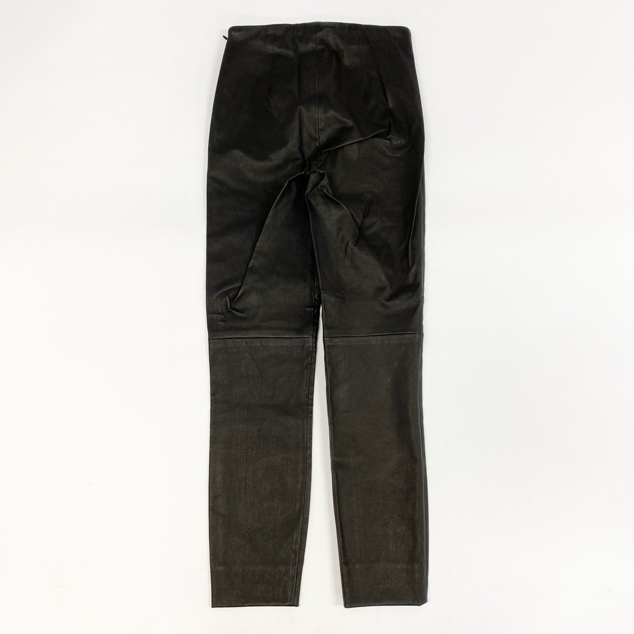 49i11 【美品】 RALPH LAUREN ラルフローレン レザーパンツ ラムレザー タグ付き スキニーパンツ ボトム レディース 女性用 12Y0101 0 ブラックu02t