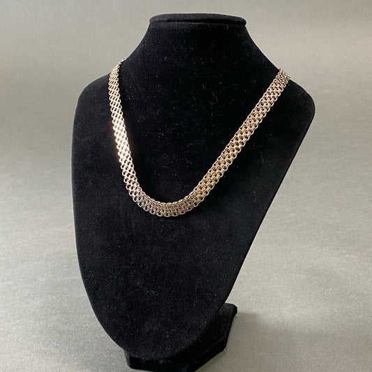 g29 Milor ミロル クロスパンサーチェーンネックレス シルバー 925 SILVER イタリア ヴィンテージ アクセサリー ジュエリー