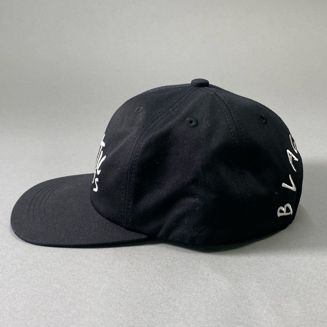i10《極美品》 SAINT MXXXXXX セントマイケル × Black Dots ブラックドッツ COPTIC TIMES CAP スナップバックキャップ ブラック SMX6 タグ付き 帽子 コラボt18r