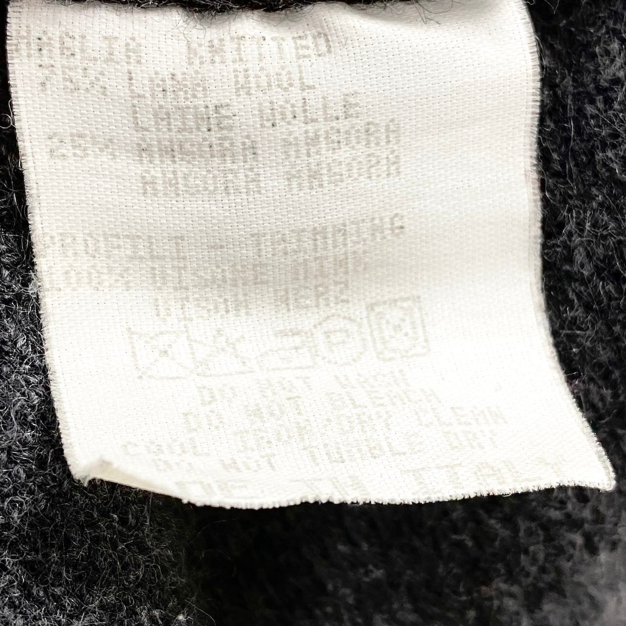40f15 ETRO エトロ ウールニット カーディガン ミンクファー ゴールド刺繍 イタリア製 サイズ44 グレー レディース 女性用u02t