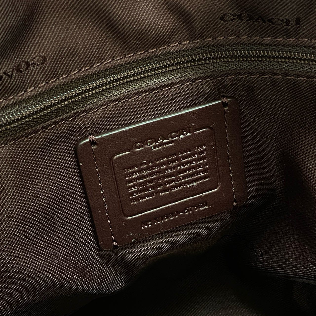 Gb12 COACH コーチ ウエスタンリベット イーディー トートバッグ 57660 ブラック レザー スタッズ ショルダーバッグ 鞄