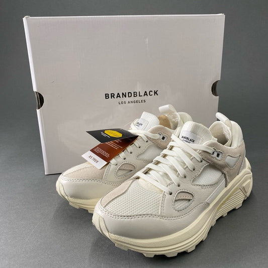 1d10《未使用》 BRAND BLACK ブランドブラック OG AURA 130 オーラ ダッドスニーカー 23cm ホワイト シューズ vibram W423BB ウィメンズ